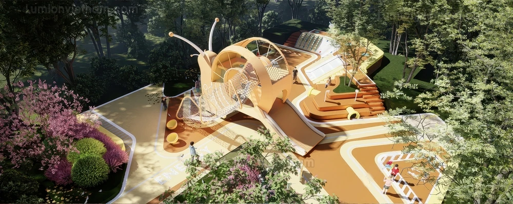 260711 Outdoor Playground 57 Sketchup Model