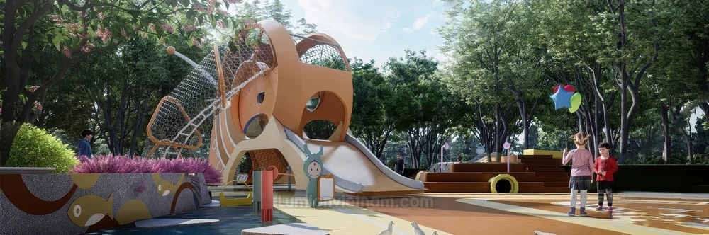 260711 Outdoor Playground 57 Sketchup Model