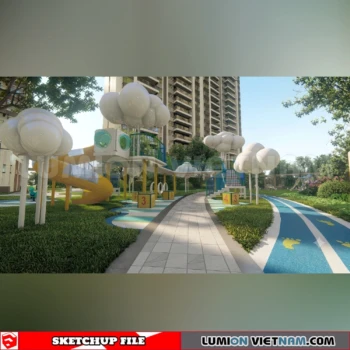 260711 Outdoor Playground Sketchup Models