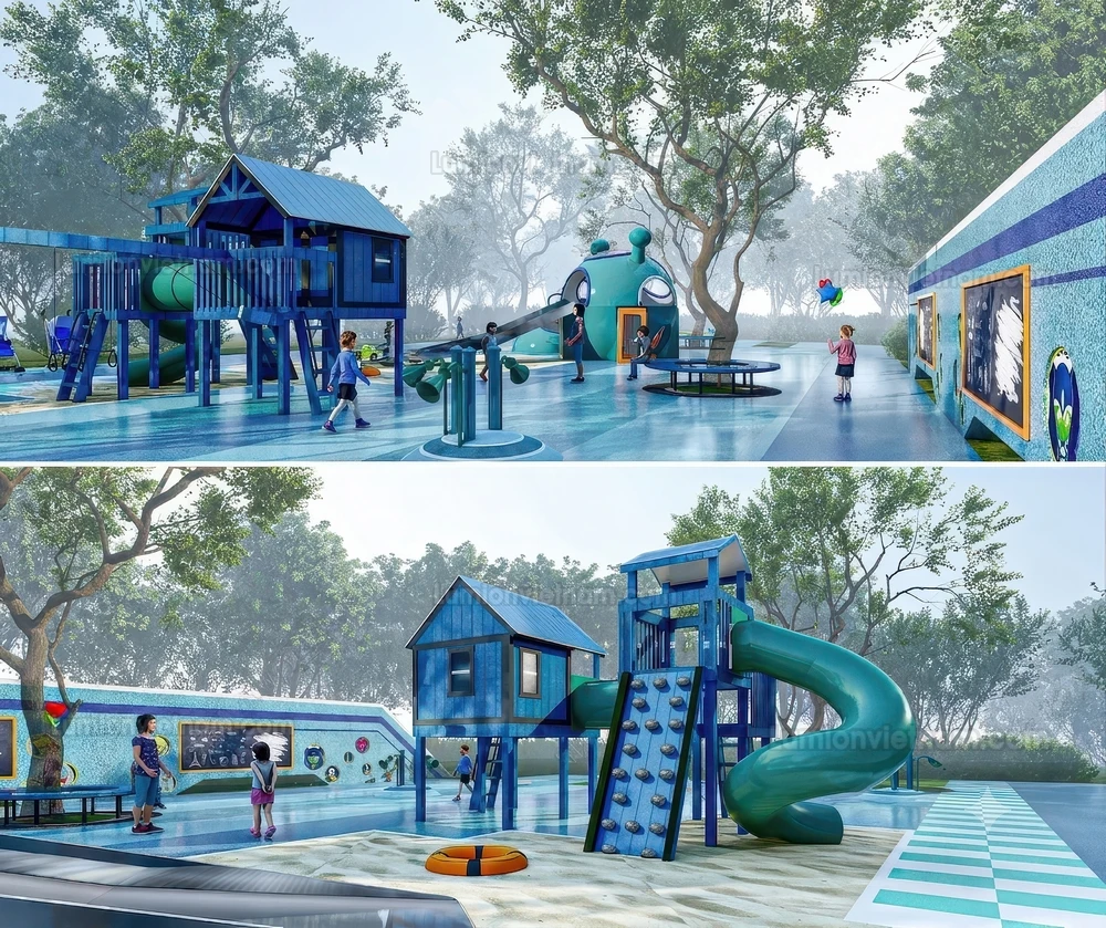 260711 Outdoor Playground 9 Sketchup Model