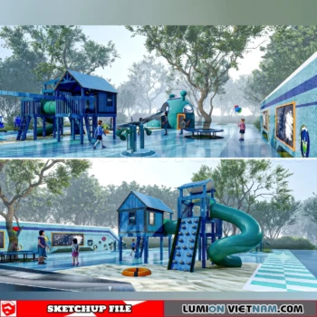 260711 Outdoor Playground Sketchup Models