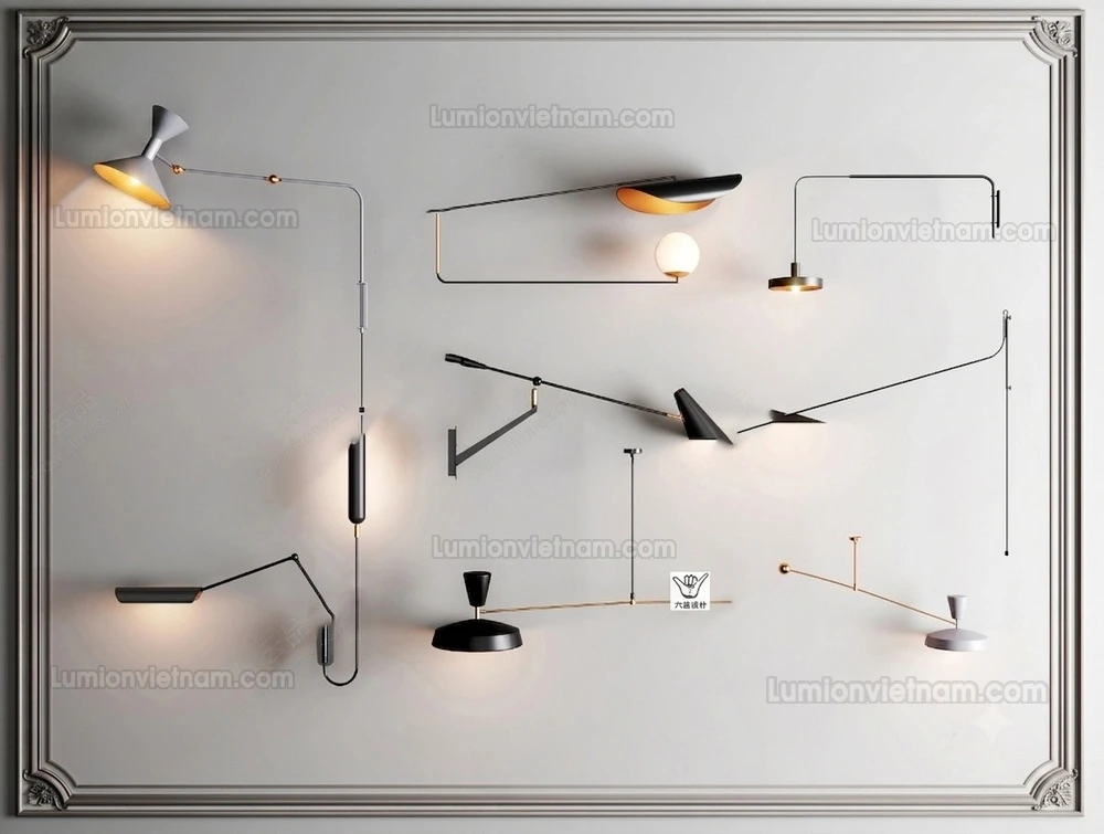260727 luxury wall Lamp 11 Sketchup Model