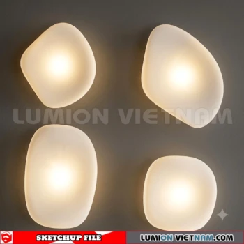 260727 luxury wall Lamp 28 Sketchup Model