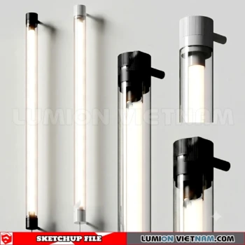 260727 luxury wall Lamp 5 Sketchup Model