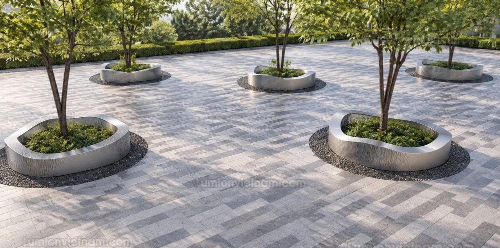 260809 Outdoor Landscape Seating & Planter 13 Sketchup Model