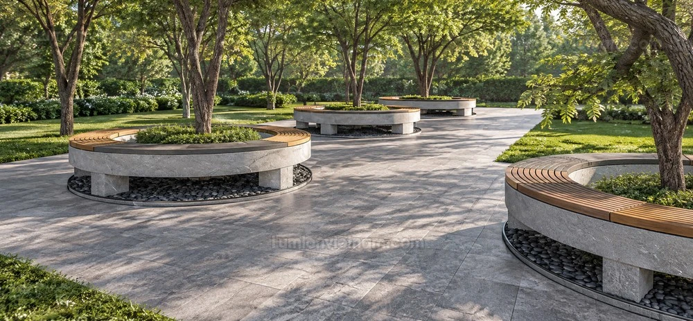 260809 Outdoor Landscape Seating & Planter 15 Sketchup Model
