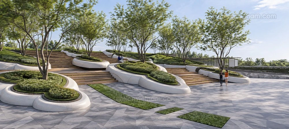260809 Outdoor Landscape Seating & Planter 19 Sketchup Model
