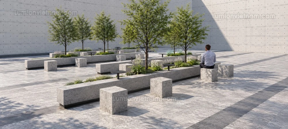 260809 Outdoor Landscape Seating & Planter 2 Sketchup Model
