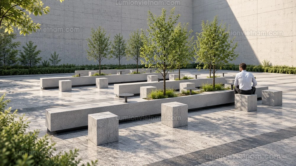 260809 Outdoor Landscape Seating & Planter 2 Sketchup Model