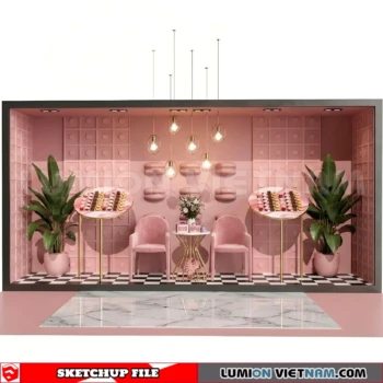 260821 Fashion Store Window Display 16 Sketchup Model