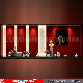 260821 Fashion Store Window Display 20 Sketchup Model