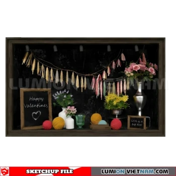 260821 Fashion Store Window Display 25 Sketchup Model
