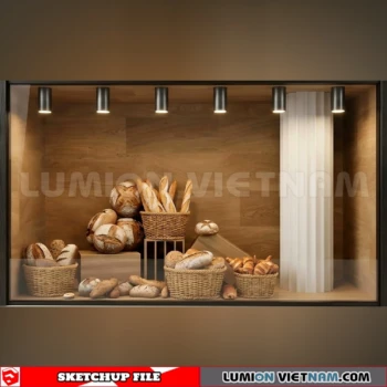 260821 Fashion Store Window Display 28 Sketchup Model