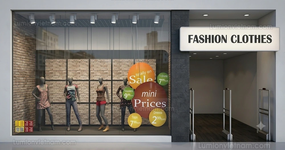 260821 Fashion Store Window Display 38 Sketchup Model