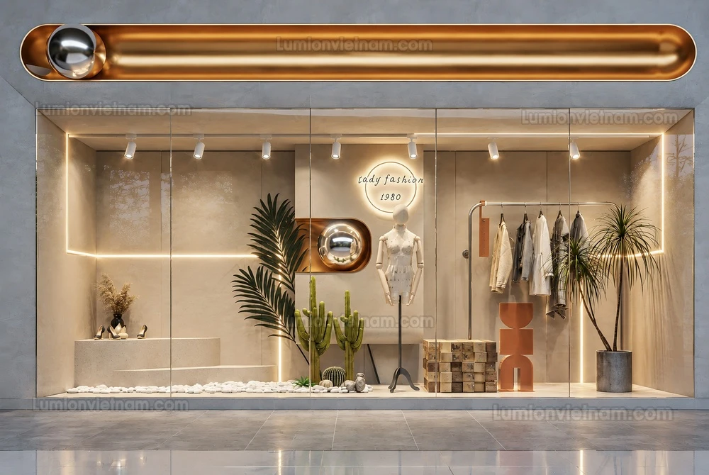 260821 Fashion Store Window Display 4 Sketchup Model