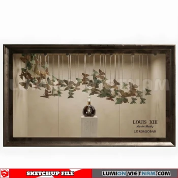 260821 Fashion Store Window Display 46 Sketchup Model