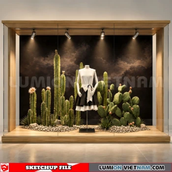 260821 Fashion Store Window Display 62 Sketchup Model