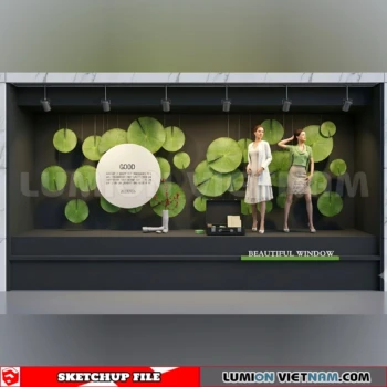 260821 Fashion Store Window Display 63 Sketchup Model