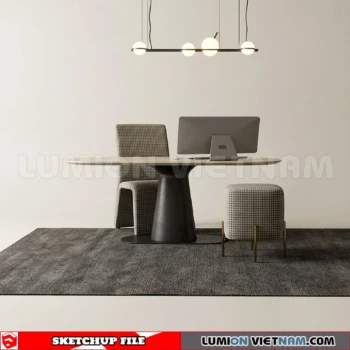 260902 Desk and chair 29 Sketchup Model