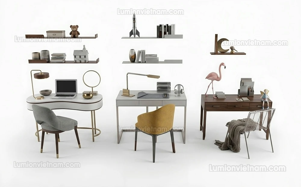 260902 Desk and chair 49 Sketchup Model
