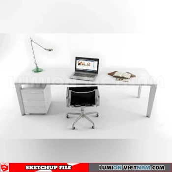 260902 Desk and chair 67 Sketchup Model