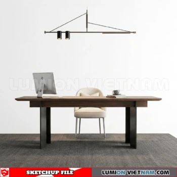 260902 Desk and chair 8 Sketchup Model