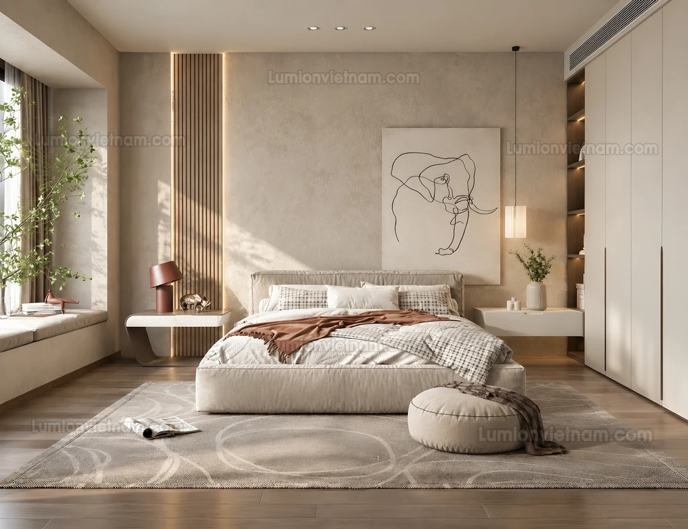 260916 Wabi sabi style Bedroom 100 Sketchup Model