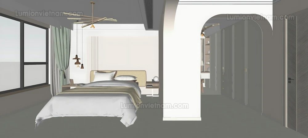260916 Wabi sabi style Bedroom 48 Sketchup Model