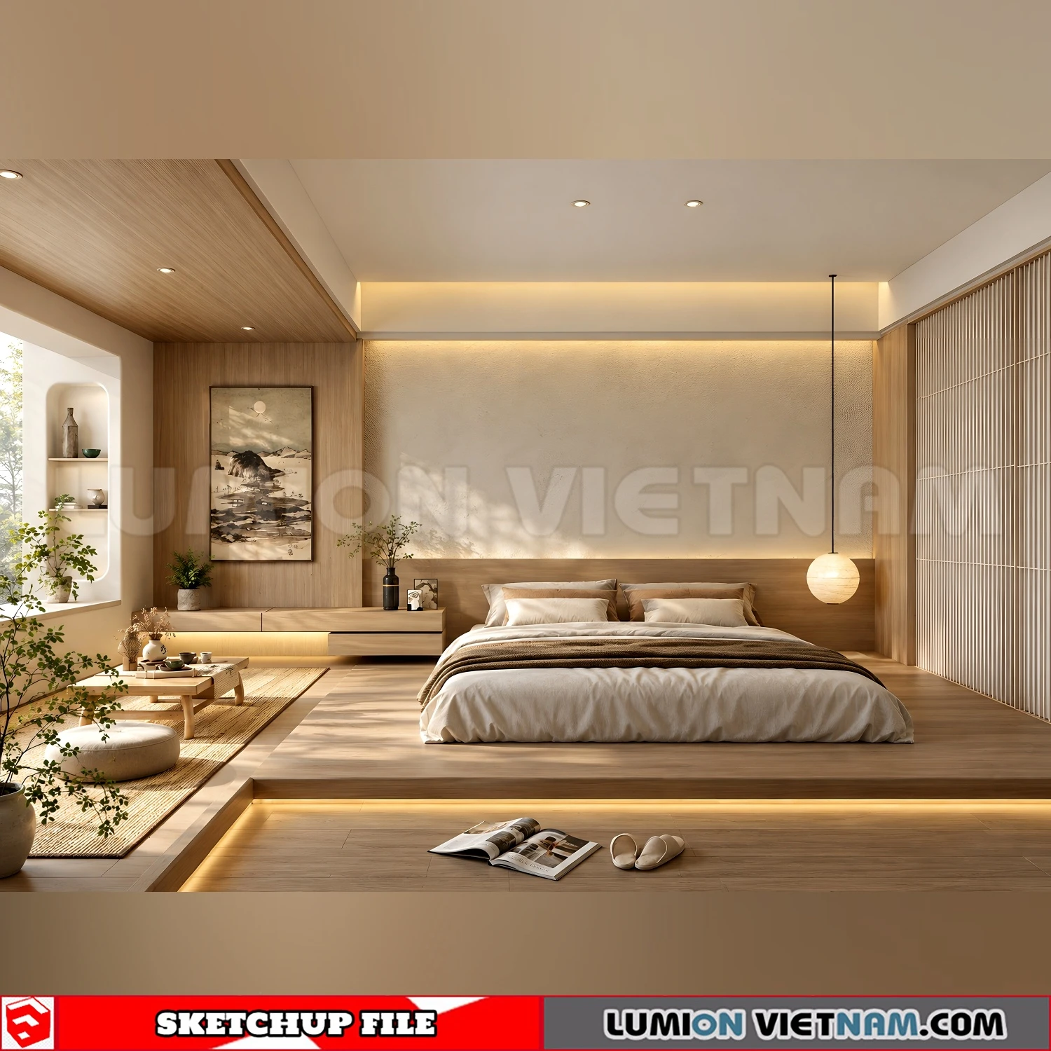 260916-wabi-sabi-style-bedroom-62-sketchup-models