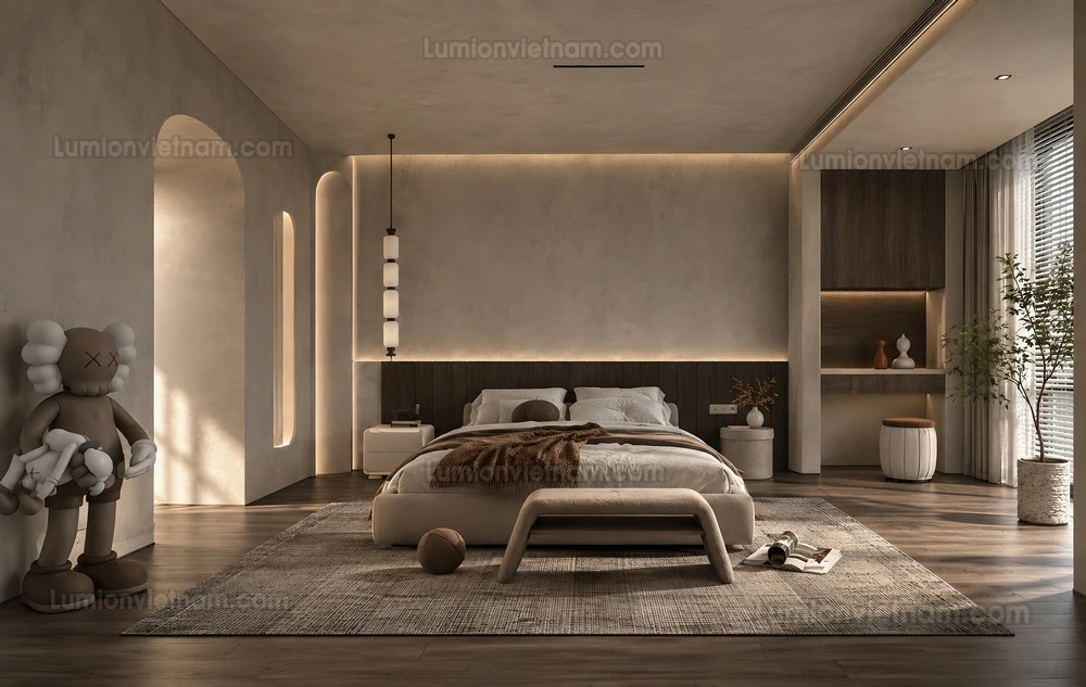260916 Wabi sabi style Bedroom 88 Sketchup Model