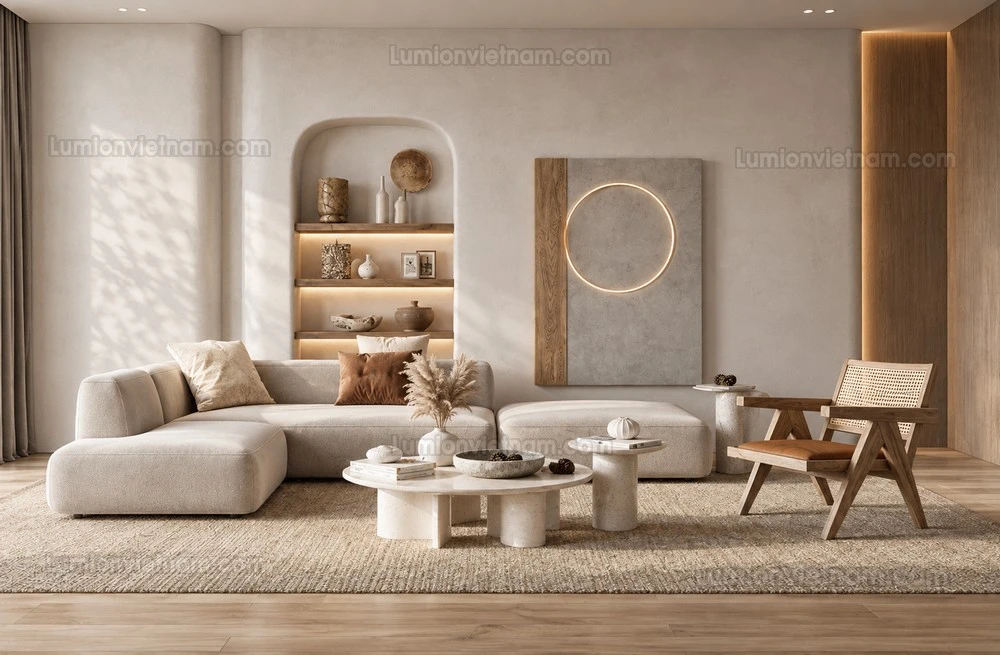 260917 Wabi sabi style Living room 11 Sketchup Model