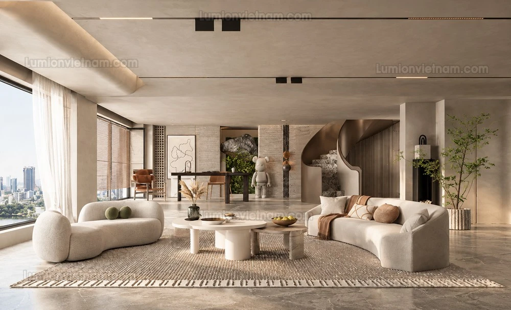 260917 Wabi sabi style Living room 14 Sketchup Model