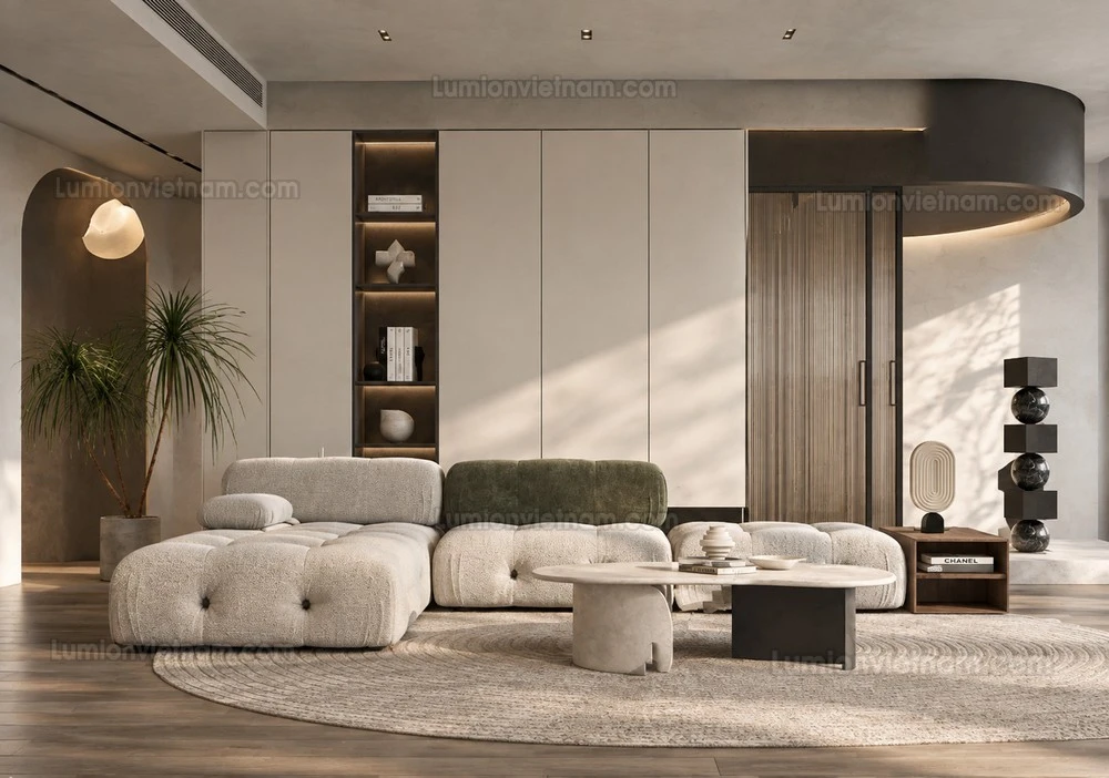 260917 Wabi sabi style Living room 18 Sketchup Model