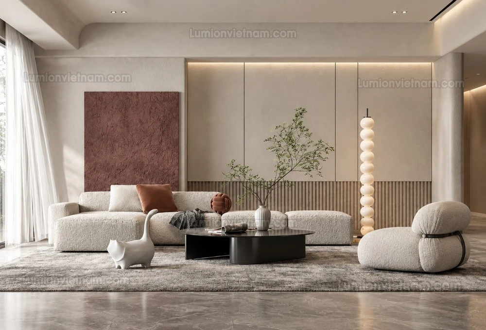 260917 Wabi sabi style Living room 2 Sketchup Model