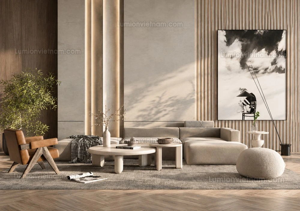 260917 Wabi sabi style Living room 22 Sketchup Model