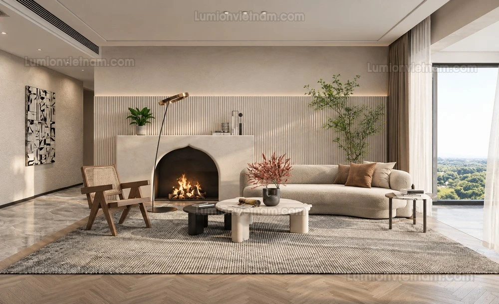 260917 Wabi sabi style Living room 39 Sketchup Model