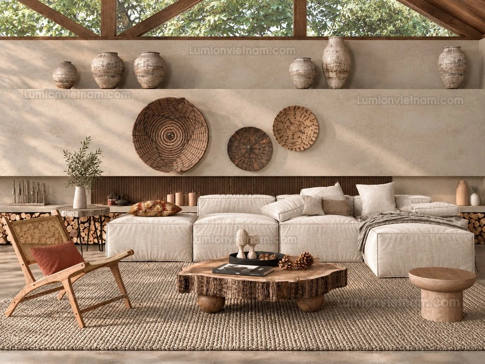 260917 Wabi sabi style Living room 40 Sketchup Model