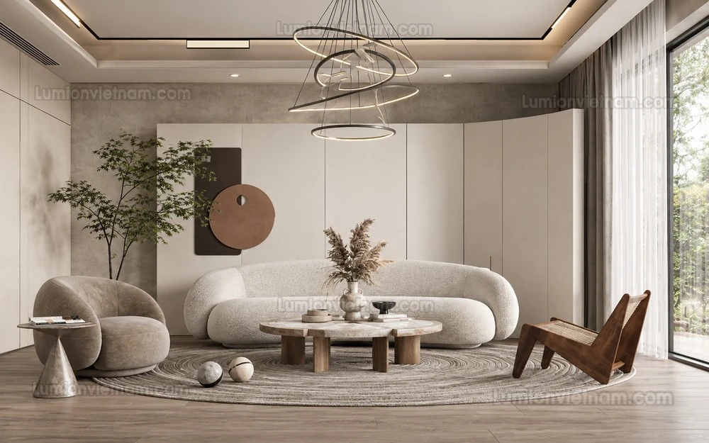 260917 Wabi sabi style Living room 44 Sketchup Model