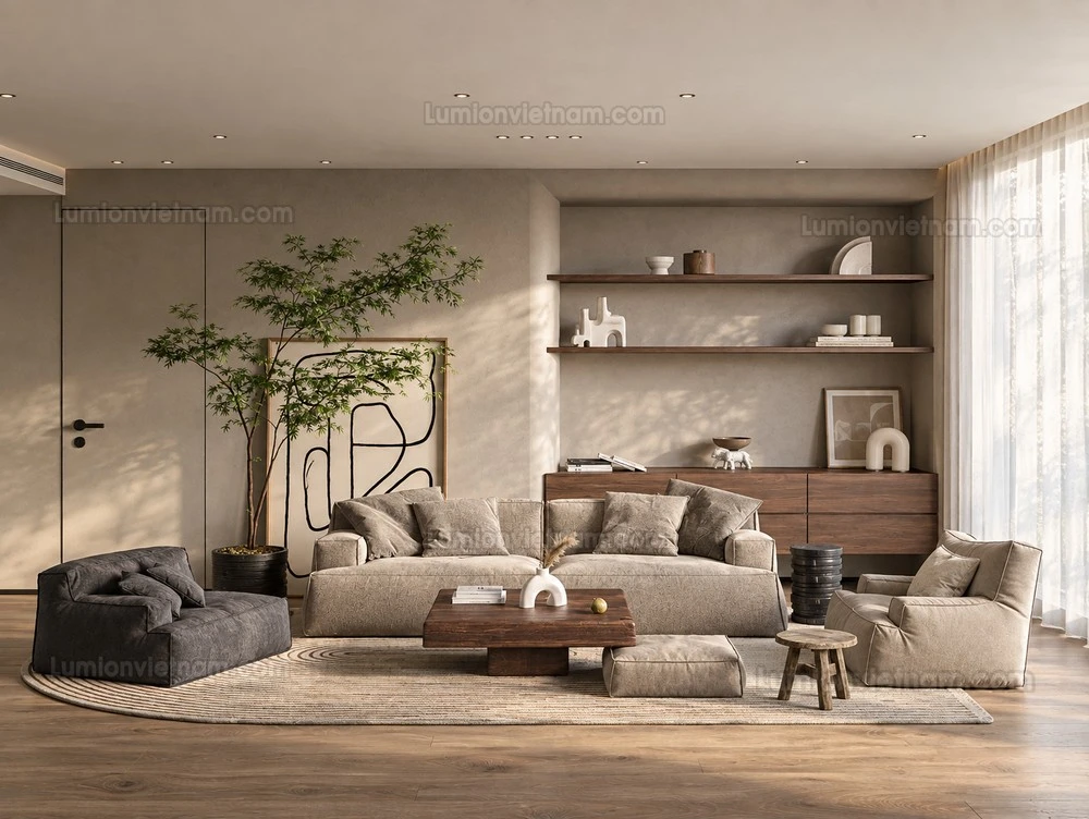 260917 Wabi sabi style Living room 62 Sketchup Model
