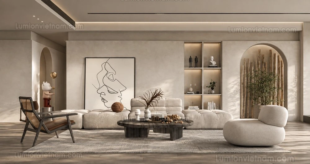 260917 Wabi sabi style Living room 70 Sketchup Model