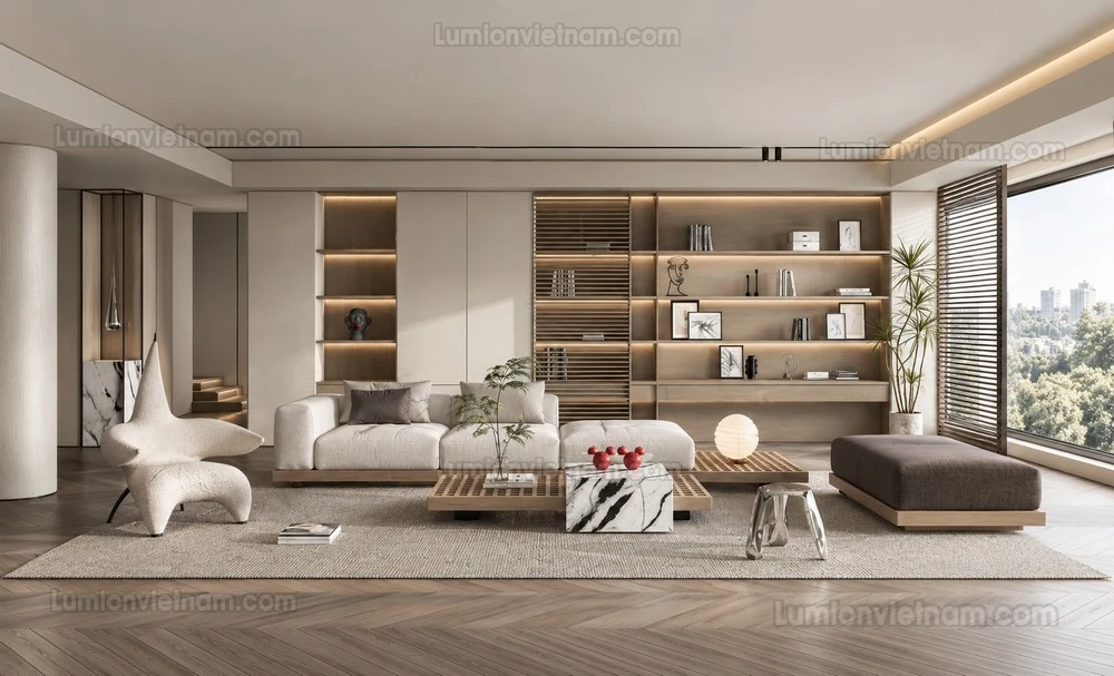 260917 Wabi sabi style Living room 73 Sketchup Model