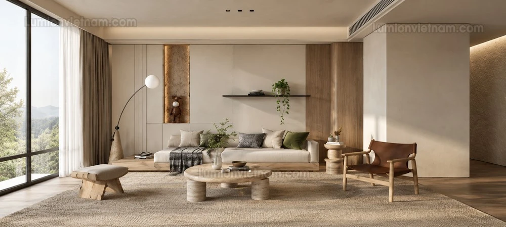 260917 Wabi sabi style Living room 9 Sketchup Model
