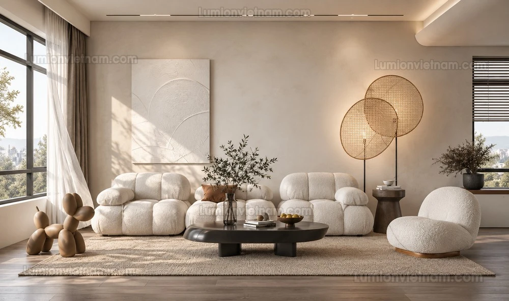 260917 Wabi sabi style Living room 90 Sketchup Model