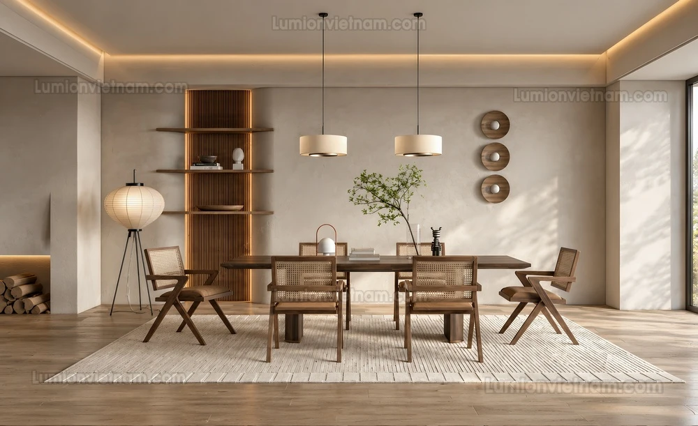 260918 Wabi sabi style Dining room 18 Sketchup Model