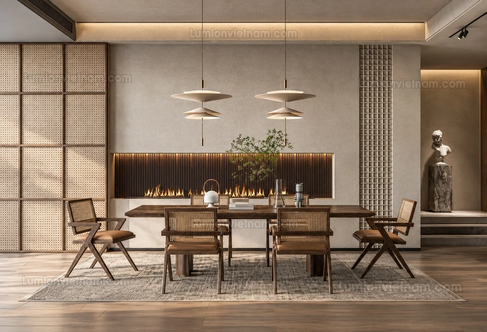 260918 Wabi sabi style Dining room 19 Sketchup Model