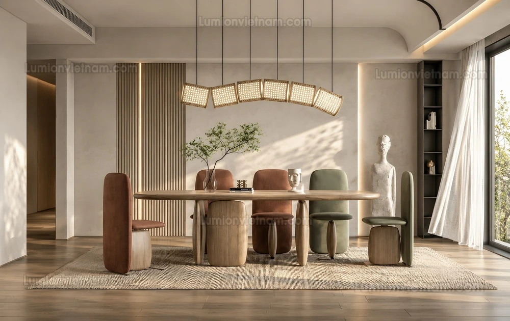260918 Wabi sabi style Dining room 21 Sketchup Model