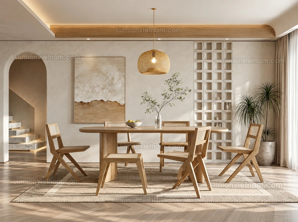 260918 Wabi sabi style Dining room 23 Sketchup Model