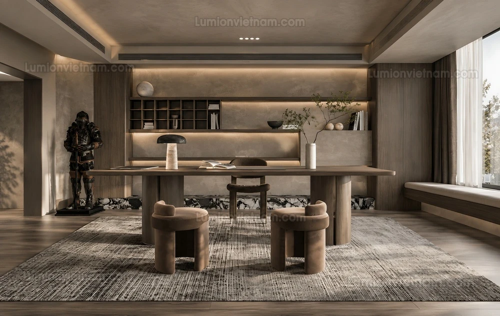 260918 Wabi sabi style Dining room 30 Sketchup Model
