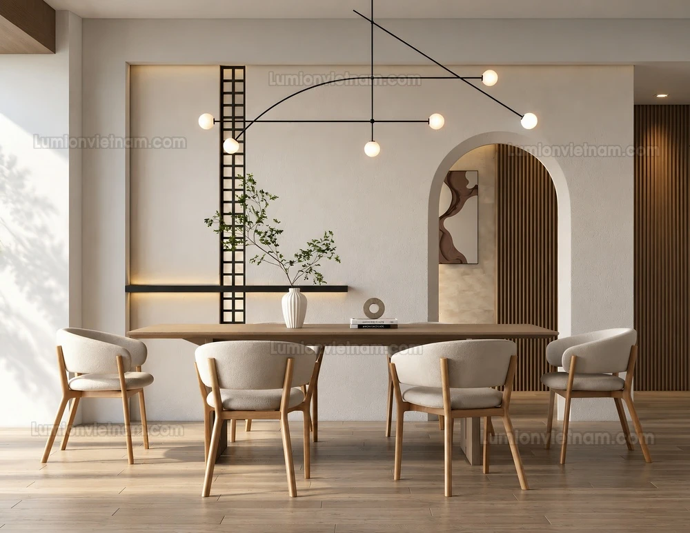 260918 Wabi sabi style Dining room 5 Sketchup Model