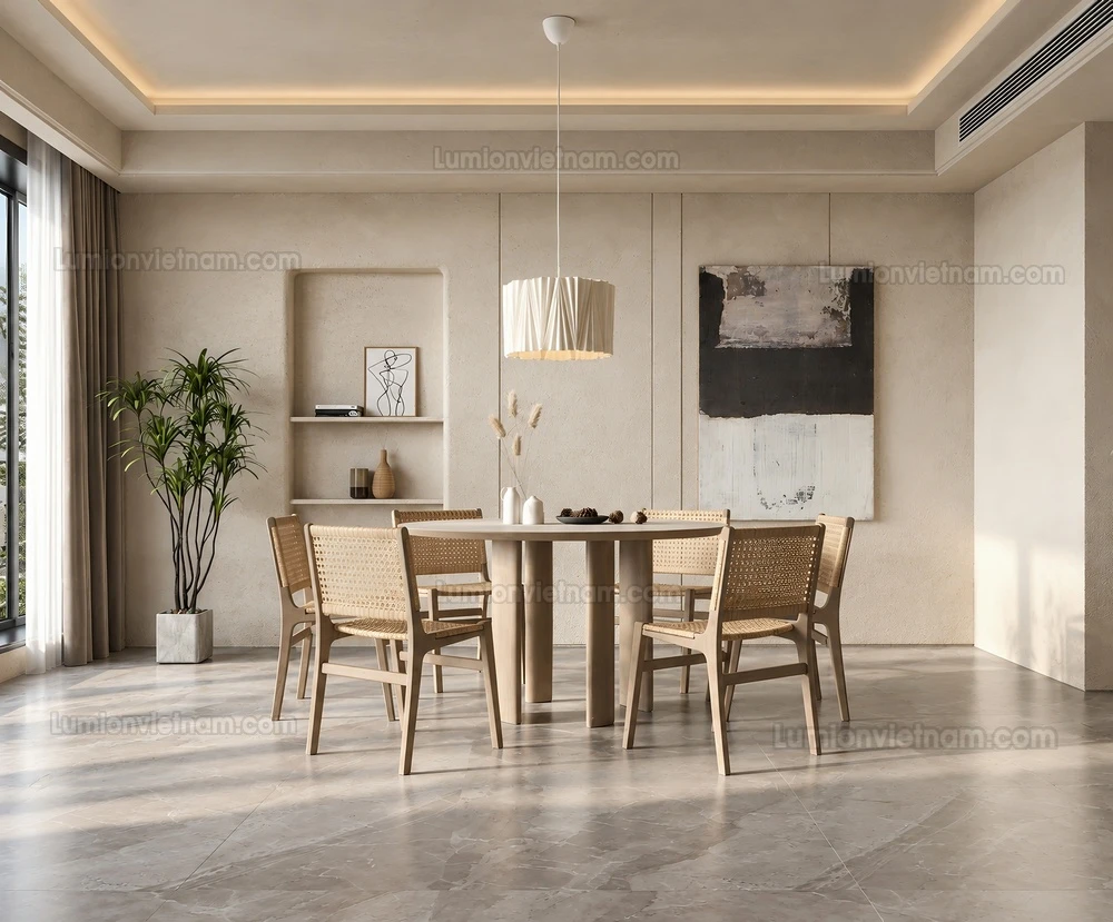 260918 Wabi sabi style Dining room 7 Sketchup Model